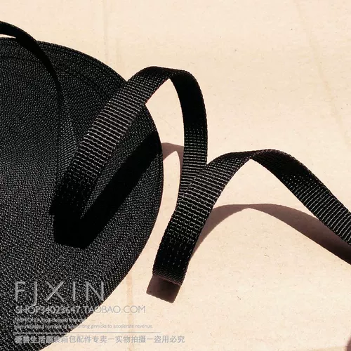 Черный новый Shengji Crypto Nylon 1 см. Профессиональный ремешок для камеры и вспомогательный материал 2 Yuan Meter