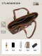 Ctlnokegin Leopard Print Tote Bag 2026 New Model Super Popular Large Capacity Class Commute Niche Shoulder Underarm Bag