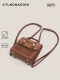 CtlnoKegin Retro College Style Backpack Women's 2026 Spring and Summer New Temperament Casual Commuting Small Backpack