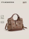 Ctlnokegin Light Retro Embroidered Crossbody Bag for Women 2026 New Fashion Niche Design Shoulder Handbag