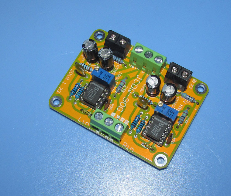NE5534 Buffer Stereo Front Stage Circuit Board High Resistance Input Low Resistance Output Wide Sound Range JCDQ90G