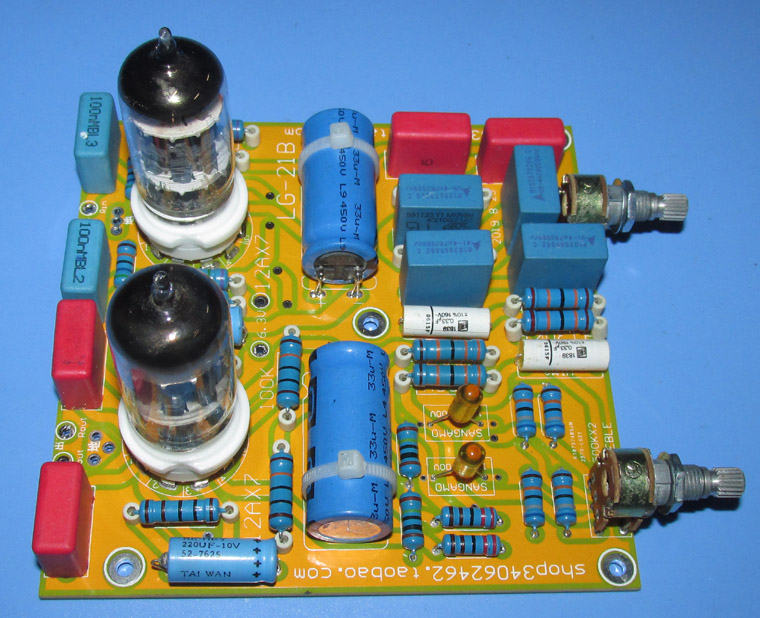 12AX7 toneboard The most reasonable design of the Baxandall type 12AX7 tube tone board LG21B