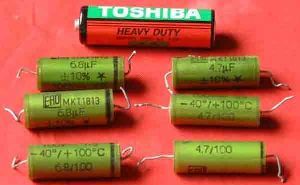 West German ERO MKT thin-film capacitor 6 8uf 100V