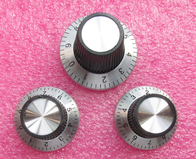 Potentiometer with beautiful digital knob Bakelite copper core knob digital scale indication There are three types of large, medium and small