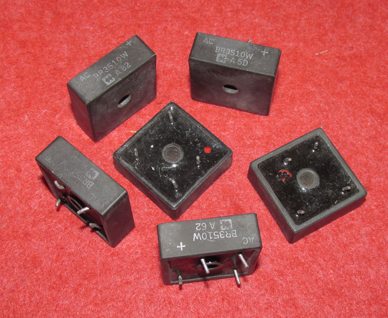 35A1000V rectification square bridge flat copper foot current 35A voltage 1000V