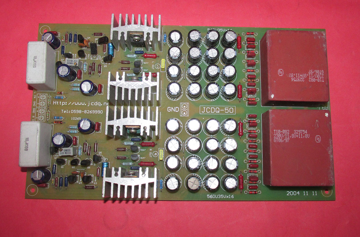 Stereo headset amplification finished board Classic mature good sound line Classic mature line JCDQ50