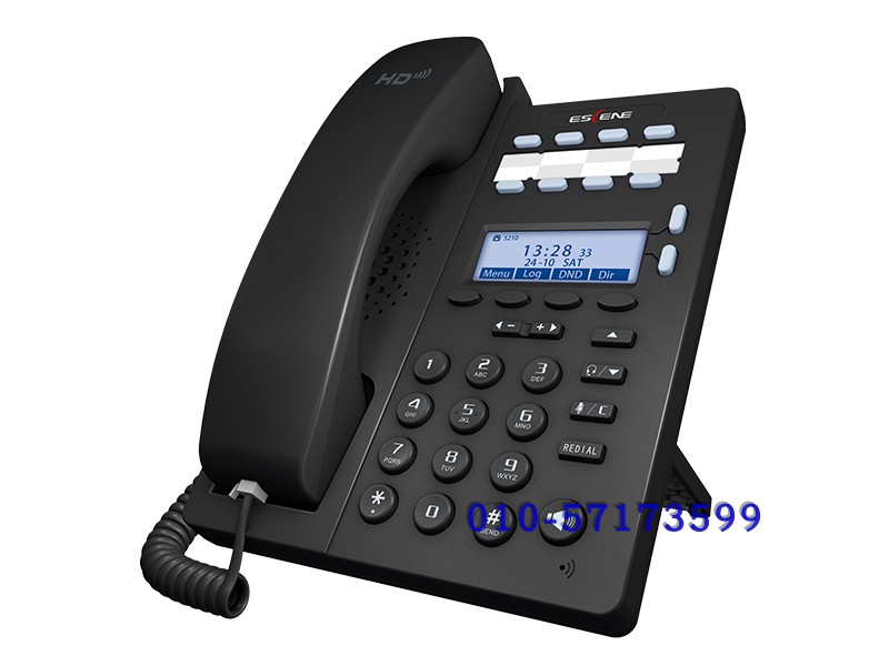 100 million View ES206-N IP Cable Phone SIP Cable Phone LCD display with headphone port 206-PN