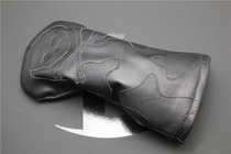  South Korea imported Baron leather golf No 1 wooden club headgear personality skull black club cover high-end