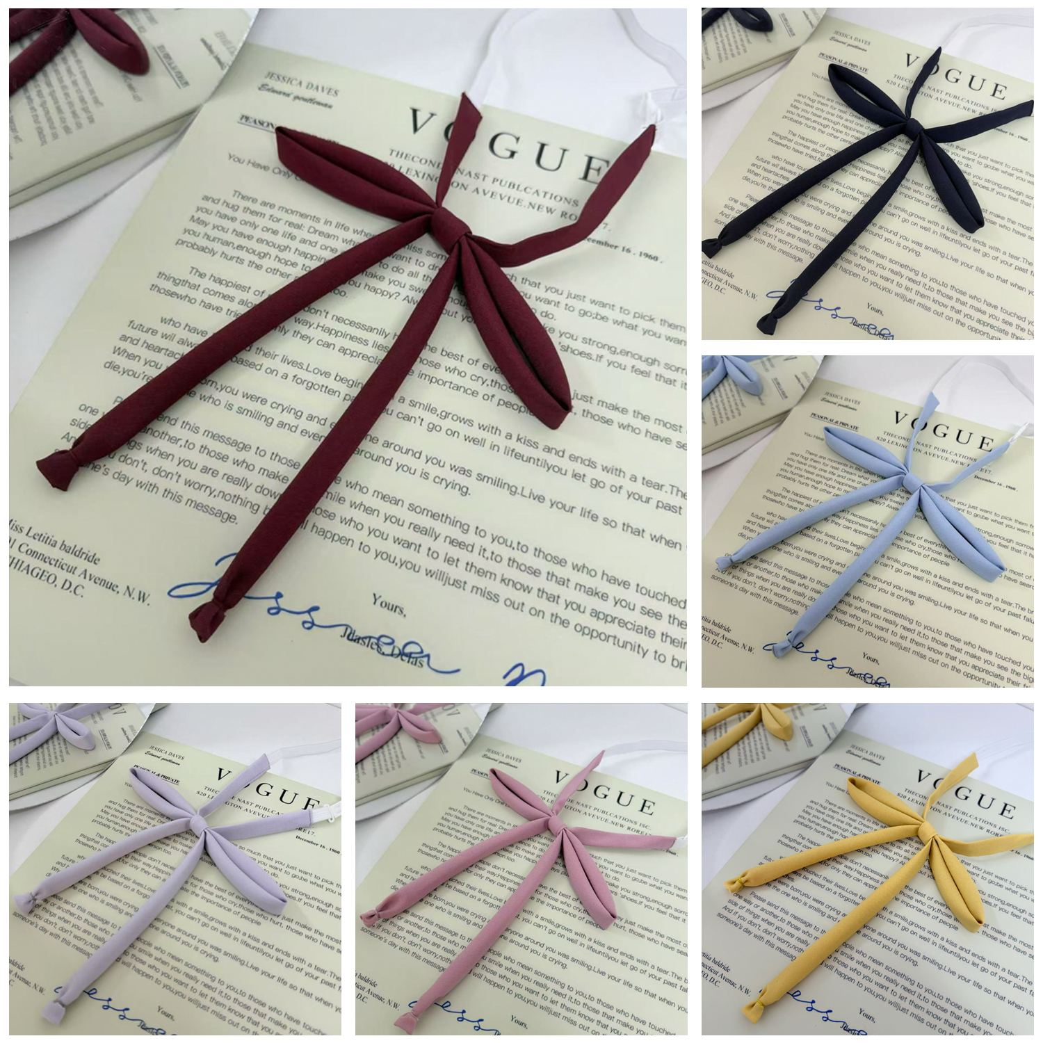 華千珠 JK 無地蝶ネクタイ JK 制服 蝶ネクタイ付き JK 蝶ネクタイ 和風 小紐