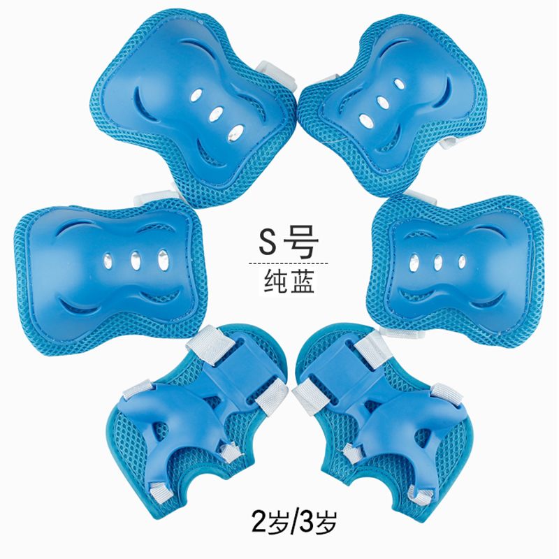 xe thăng bằng 3 bánh [6 bộ] dày trẻ em đầu gối miếng đệm khuỷu tay cổ tay thiết lập ván trượt cân bằng xe đạp trượt patin trượt băng thiết bị bảo vệ - Smart Scooter xe thăng bằng 3 bánh