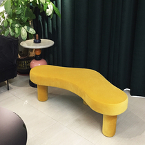 Nordic light luxury net celebrity personality simple triangle shoe stool leisure chair bench Sofa side stool corner stool decoration