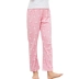 Quần pyjama nữ mùa hè quần cotton rộng kích thước lớn quần nhà hoạt hình mềm mại mùa hè cotton nhà quần phụ nữ mỏng phần