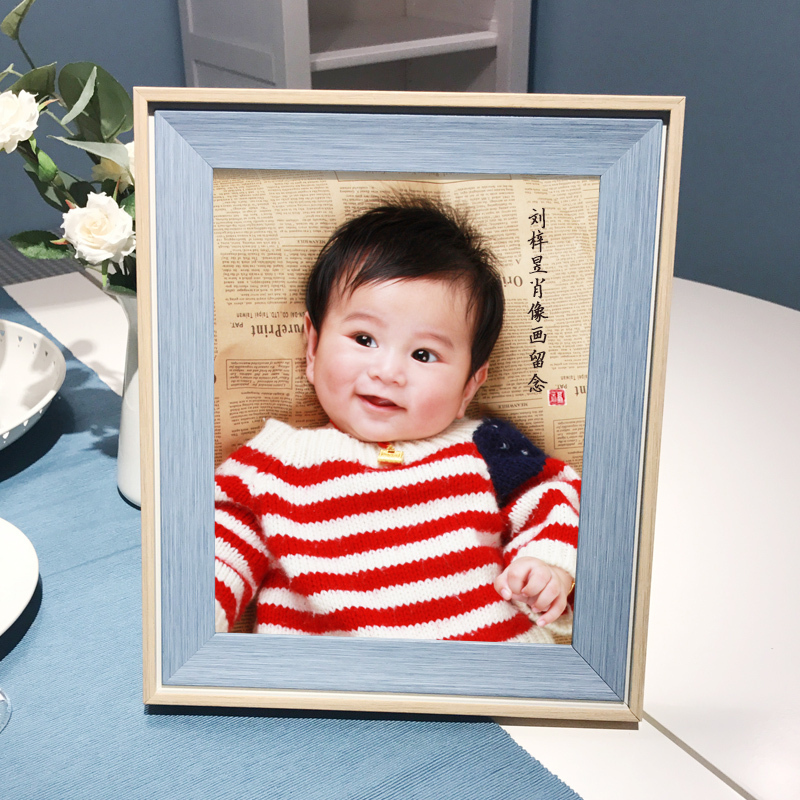 Baby Fetal Hair Painting 100 Days Gift Pure Handmade Custom Baby Tire brush cord Chapters Pendant Souvenirs