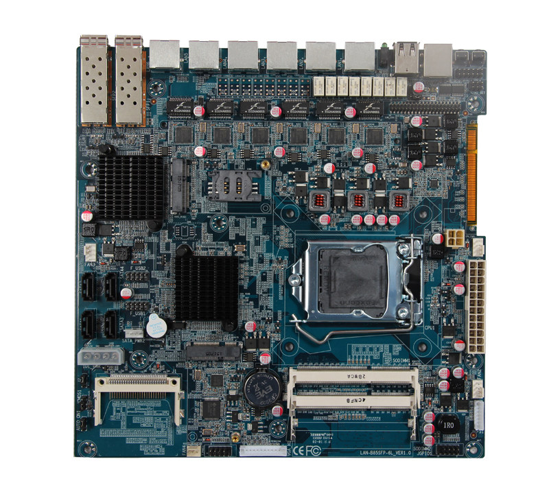 B85-6 mouth one thousand trillion 2 10,000 trillion optical multi-network interface 10,000 trillion Main board Soft routing firewall audit flow control