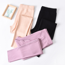 Autumn and winter de velvet self-heating autumn pants women wear large size knee pads cotton pants seamless mother warm pants leggings