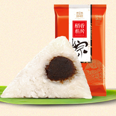 稻香私房粽子240g 真空包装鲜肉粽豆沙馅料素粽肉粽多口味