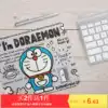 Robot cat Doraemon girl heart small mouse pad custom made animation cartoon game cute girl lock edge