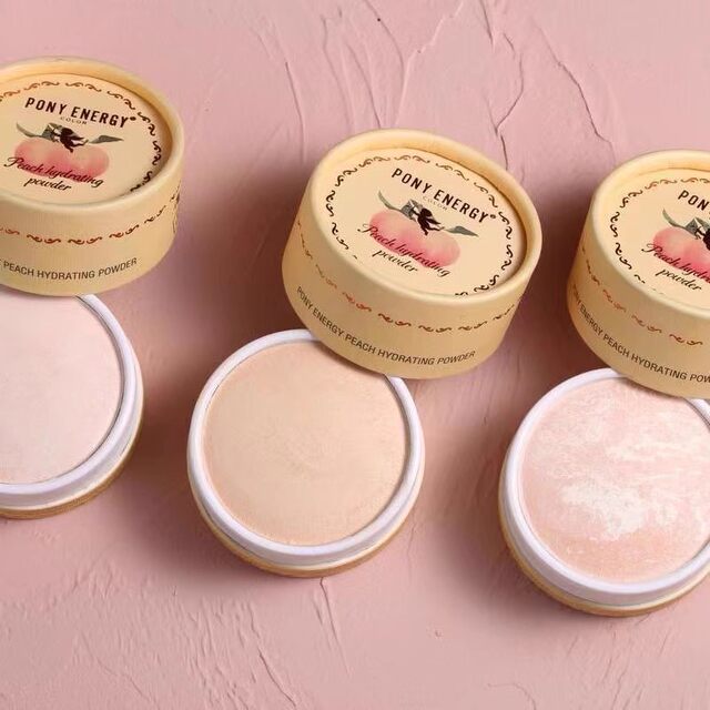 ຜົງ Peach ທີ່ເປັນມິດກັບຜິວຫນັງ, concealer ຄວບຄຸມຄວາມມັນ, ການແກ້ໄຂການແຕ່ງຫນ້າ, ຜົງແຫ້ງທີ່ມີຄວາມສະຫວ່າງສູງ, ຝຸ່ນແຫ້ງ, ບໍ່ເອົາອອກ, ຝຸ່ນບໍ່ບິນ, ຂອງແທ້