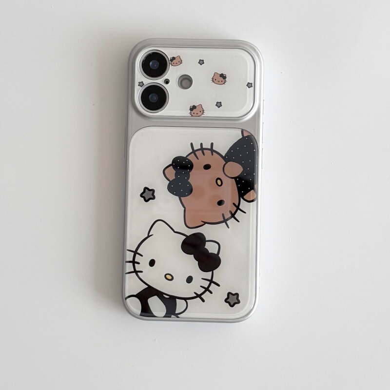 ins Vintage Cute Kt Cat Large Window Case for Apple 17 Pro Max, iPhone 16 Pro New Model, Air Premium 15, Niche 14 Plus, Creative 13 Pro Full Coverage 12 Shockproof Hard Case ins Vintage Cute Kt Cat Large Window Case for Apple 17 Pro Max, iPhone 16 Pro New Model, Air Premium 15, Niche 14 Plus, Creative 13 Pro Full Coverage 12 Shockproof Hard Case