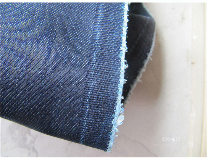 Rõ ràng vải denim vải nặng giẻ rách vải thủ công đàn hồi vai nhỏ trở lại ví Nhật Bản vải tự làm cotton vải