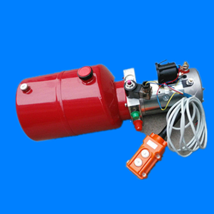 DC hydraulic power unit 12V24V48v60X72v wired remote control pile high car pile high machine platform oil pump