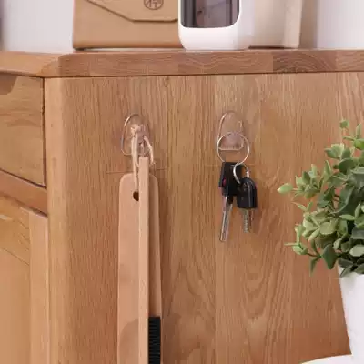 Household strong load-bearing non-Mark sticky hook transparent adhesive hook door cloakroom suction cup magic paste non-perforated waterproof hook