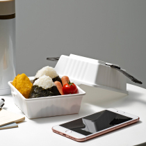 Japanese imported sandwich bento box Japanese Picnic Burger with lid with lock closure rice ball bread preservation lunch box