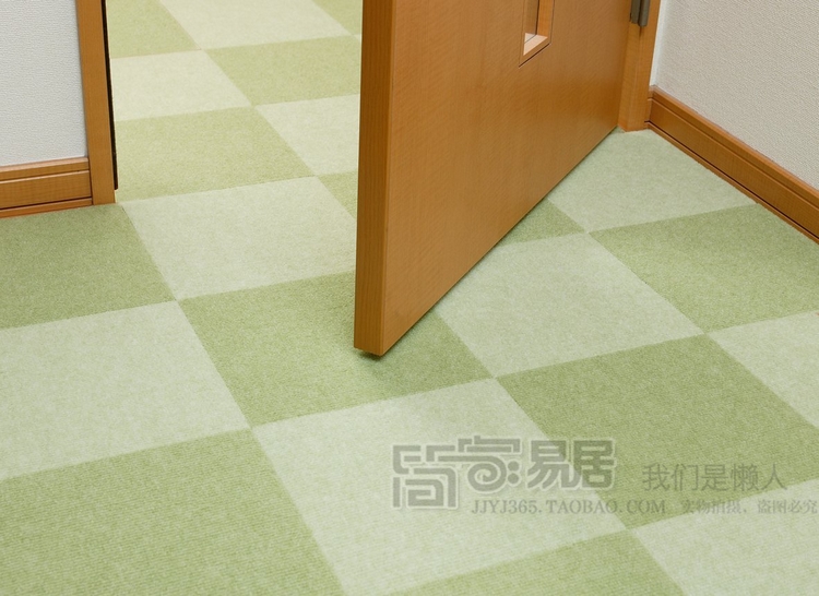 Nhật bản nhập khẩu thảm sàn mat chống trượt mat phòng khách bò mat trẻ em sàn khảm mat suede dày