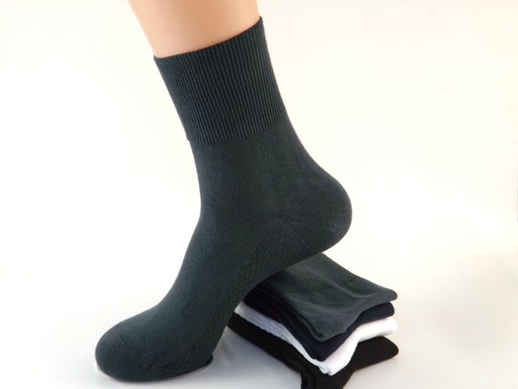 Vớ cotton nguyên chất, vớ nam, vớ nữ, người già, vớ lỏng, vớ lỏng nam, vớ cao tuổi - Vớ nam vớ nam cổ cao