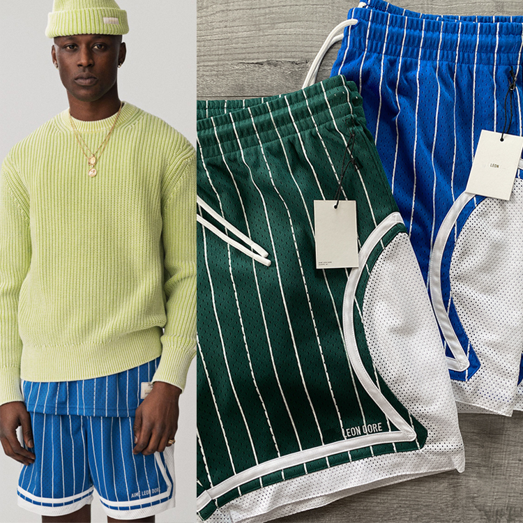 New York High-End A1D Imported Functional Heavyweight Sports Quick-Drying Couple Basketball Shorts Street Retro Unisex Style