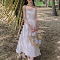 Plum cooked girl musculature lace lace pendant with skirt woman 2021 new cashew slim first love dress Summer