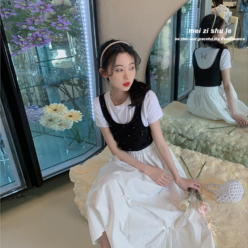 (Straight Down Zone) Plum Cooked With Fashion 100 Hitch Nails Shorts Knit Horse Chia Woman Wear and Slim Fit