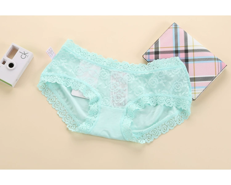 Đồ lót nữ chính hãng Caiti thời trang nữ gợi cảm nụ lụa sợi jacquard liền mạch jacquard nữ thấp eo boyshort