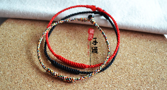 [Giao thông vận tải, người nhỏ, hòa bình] năm nay của vòng tay vòng chân dây đỏ nam và nữ trang sức lắc chân pnj