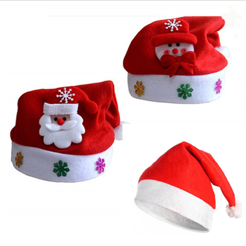 Christmas hat children adult men and women cartoon Christmas decoration gift Santa Claus hat Christmas hat