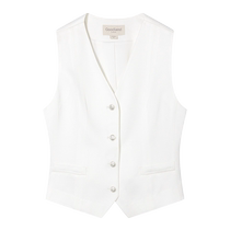 (Acetic acid anti-wrinkle) Goodland 2024 spring new style French vest workplace vest