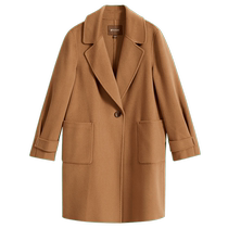 Nude cashmere] YINER Yiners special selection of womens winter double-sided woolen coat