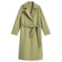 Pure sheep wool] YINER Yiner special selection womens winter coat double-sided woolen coat