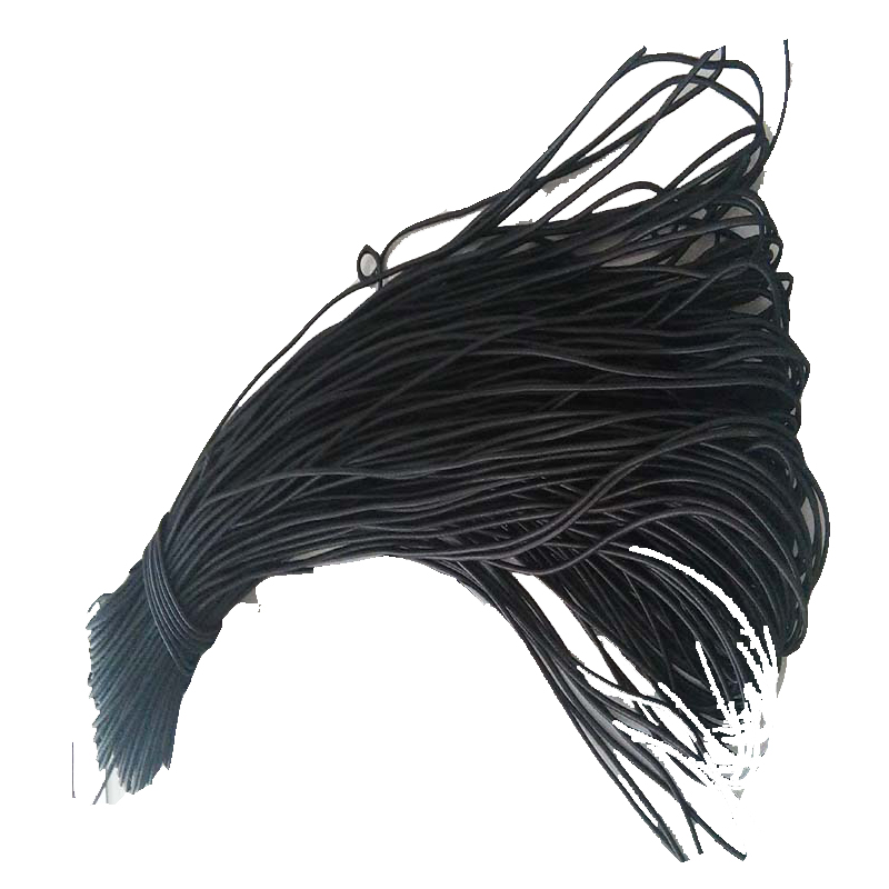 Outdoor Sports Black Stretch Rope Clothing Leather Paddle Rowing Boat Accessories Luggage Commonly used elastic band 5mm