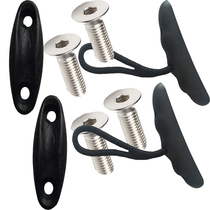 Outdoor sports paddle kayak Accessories Set deck end black Gray 2 part beach canoe combination handle