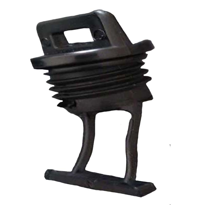 Outdoor Diving Beach Lone Wood Platform Boat Paddle Paddle Leather Canoeing Accessories Single Drain Plug 19 mm Black Nylon Choke Plug