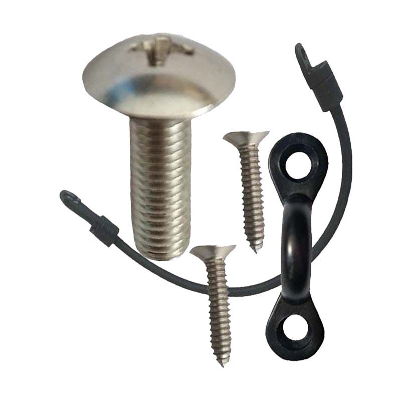 Clothesline Kayak Kayak Canoe canoe accessories Tourism 6 mm coarse round rubber 30 cm fixed buckle elastic hook