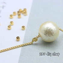 diy jewellery base accessories japan imports expensive and positioned bead wire head fixed position gilded bean-bean holder pearl