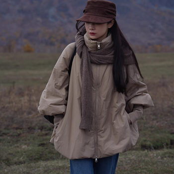 Ake's new flower bud style warm cotton coat Ake's new flower bud style warm cotton coat