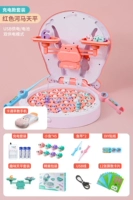 Красные рыбки для рыбалки, батарея с зарядкой, мультяшный комплект, музыкальный мобильный телефон, бегемот