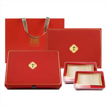 Red festive sea cucumber abalone packaging box one Jin and a half catties sea cucumber gift box abalone gift box outer packaging carton