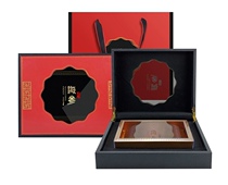 Big red window flower transparent sea cucumber gift box wild sea cucumber box sea cucumber gift box custom gift box empty box