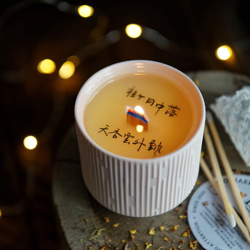 MO MAEK scented candle to help sleep Gangnam cinnamon rain orchid jasmine bedroom tranquility birthday wedding souvenir box