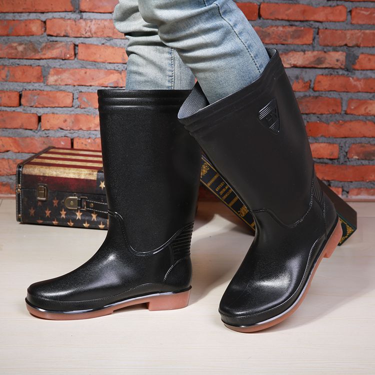 Chaussures - bottes caoutchouc homme pour hiver - semelle tendon - Ref 973909 Image 14