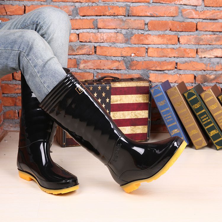 Chaussures - bottes caoutchouc homme pour printemps - semelle tendon - Ref 973903 Image 6